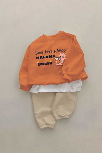ADABEBEK New Season Let My Uncle Get Printed 2-Piece Baby Girl Set 232336