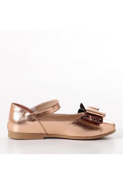 Baby DS Pantofi de balerina Ds Bow Bronze - Model 33