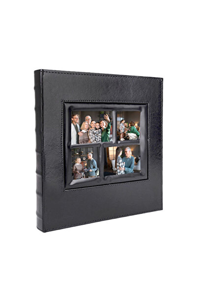 Nobbystar Album foto din piele neagră de dimensiune mare, 10x15cm, 500 de bucăți