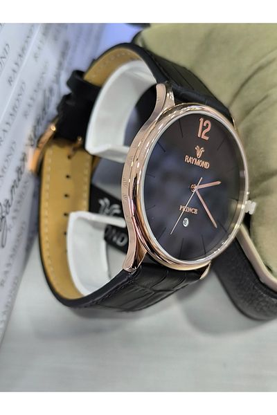 Raymond Classic Leather Watch