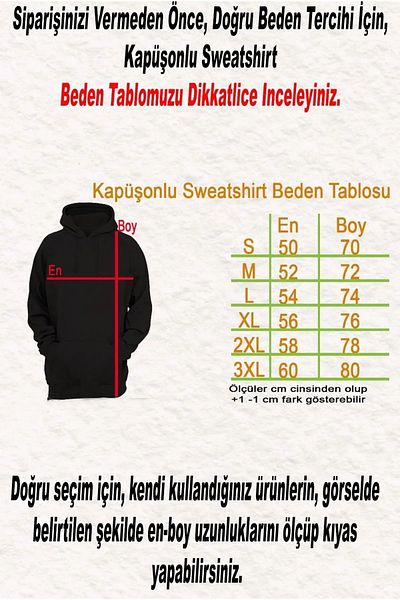 hobidünyam- Smurfs Printed 3 Thread Raster, Fleece Inside, Thick(600Gr) Hoodie