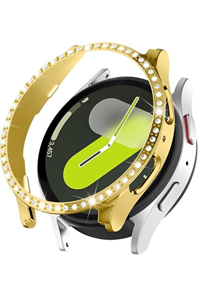 UnDePlus Samsung Galaxy Watch 4 5 6 7 FE 40 mm TEK SIRA Taşlı Kasa Koruyucu (Ekran Koruyucusuz) TEKSIRA