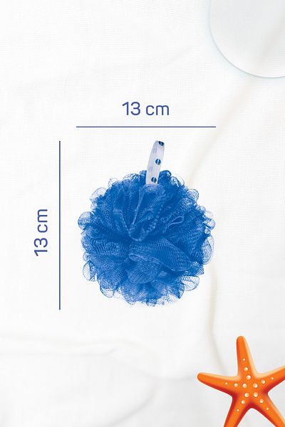 Balmy Blue XL Bath Loofah