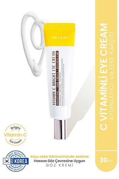 Orjena Vitamin C Bright Eye Cream - Brightening Eye Cream with Vitamin C - 30ml