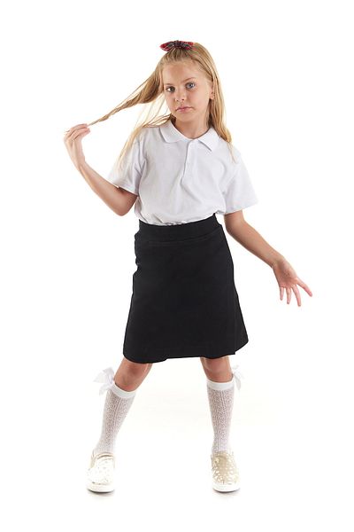 Ahengim Kids Girls School Camisole Waist Drawstring Shorts Skirt Ak 863637