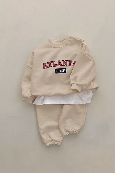ADABEBEK New Season Atlanta Printed 2-Piece Baby Set 12442