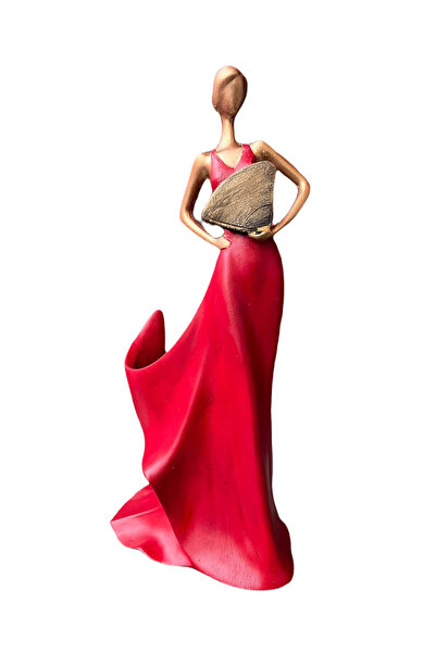 CRAFT HOBİ Şişe Tutucu Yelpazeli Kadın Şaraplık 34x16x13