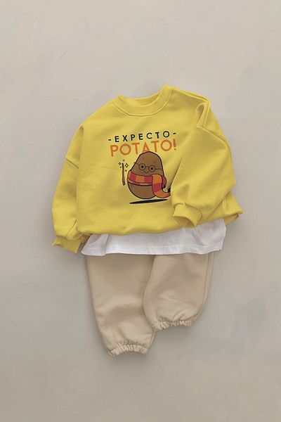 ADABEBEK Premium Expecto Potato Printed 2-Piece Baby Set 23044