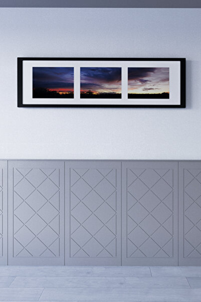 HMC DECOR Mdf Cnc Işlemeli Dekoratif Boyanabilir Duvar Paneli (102X54CM) (6MM) Kare