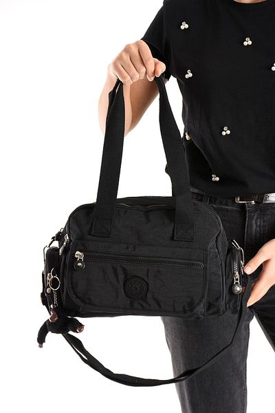 571 Collections Çanta Ultra Light Waterproof Multi-Pocket Shoulder Bag Black (Model: 571-5m)