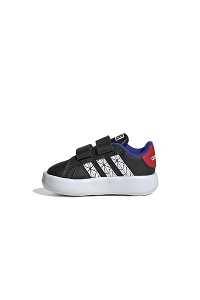 adidas Grand Court Spider-Man Cf I - Pantofi casual negri pentru bebeluși JS0743