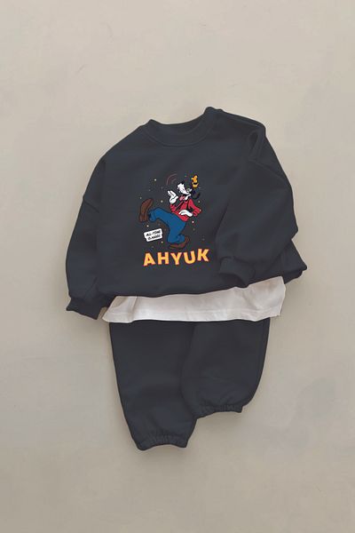 ADABEBEK New Season Gufi Printed 2-Piece Baby Set 23242