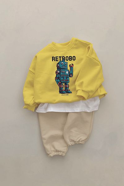 ADABEBEK New Season Retrobo Printed 2-Piece Baby Set 22794