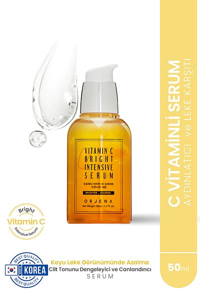 Orjena Vitamin C Bright Intensive Serum - Vitamin C Brightening Serum - 50ml