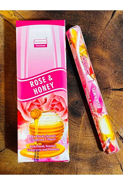 OrdoVeni Gül Ve Bal Kokulu 1 Kutu Çubuk Tütsü 20 Adet & Oda Kokusu