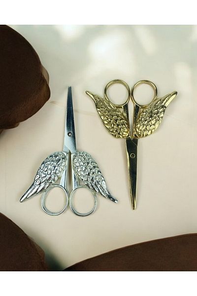 CyzHome Lilac Gold and Silver Angel Organization - Winged Promise Scissors