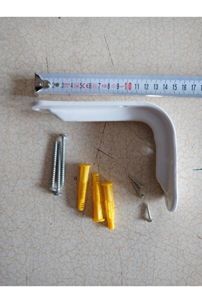 DRL HIRDAVAT 110x140 Mm Beyaz Raf Altı - Destek 4 Adet + Dübel Vida