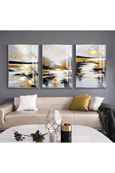 Harika bir ev HARİKABİREV|GRİ-GOD-SİYAH GÖL MANZARA KOMBİNİ |ÇERÇEVELİ CAM TA...