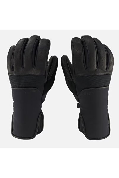 Decathlon قفازات تزلج سوداء للبالغين - 500 رياضة