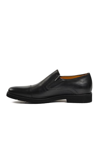 Dr.Flexer Ayakmod Black Genuine Leather Men's Casual Shoes