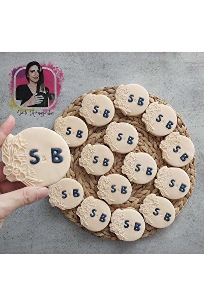 Tatlı Armağanlar Isimli Söz, Nişan, Düğün Ve Nikah Için Özel Butik Kurabiye - 20 Adet