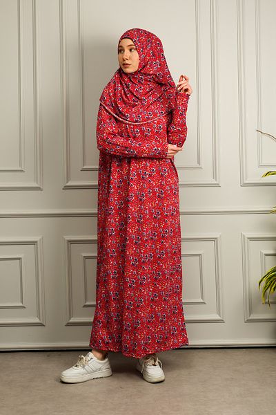 Kutay Collection One Piece Hijab Women's Hijab Stylish Prayer Dress Seasonal Cloth