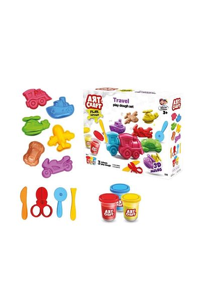 KdrElektronik Children 03998 Art Craft Travel Tools Dough Set 168 Gr -Fentoys