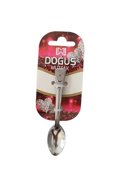 Doğuş Mutfak Tea Spoon Thin Medium Quality Non-Rusting With Flag 12 Liters