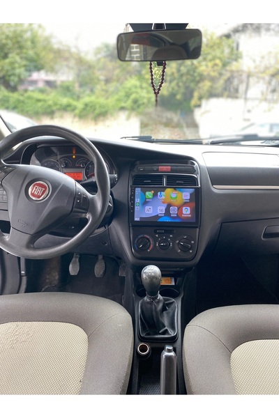 Mat Fiat Linea 9" Uyumlu Android Multi?medya Gerçek 4/64 Kablosuz Carplay Geri Görüş Kamerali