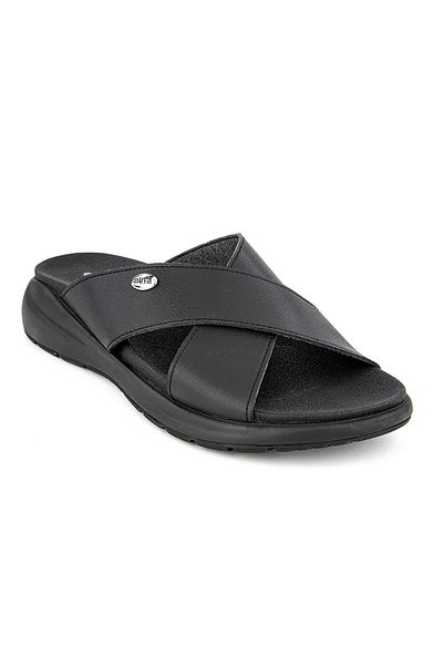Muya Loulou Black Anatomical Daily Slippers - Banded Women