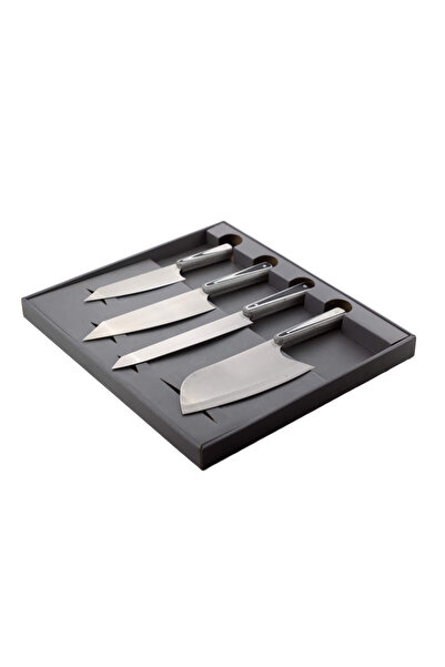 SKNIV Safir | Gece: 4'lü Șef Bıçağı Seti - Kiritsuke, Fileto & Doğrama Bıçağı...