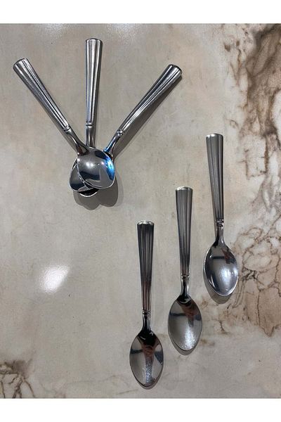 Doğuş Mutfak Lux Stainless Steel Teaspoon - 6 Pieces