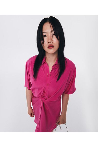 Twist Shirt Dress - Twist Detailed