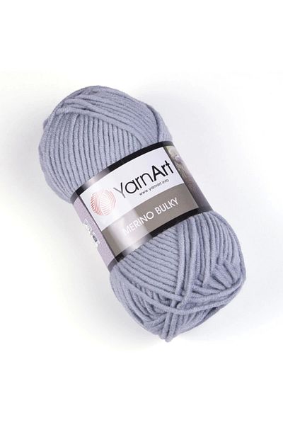 Yarnart Merino Bulky - Πλεκτό Χέρι Νήμα Ice Grey-3072