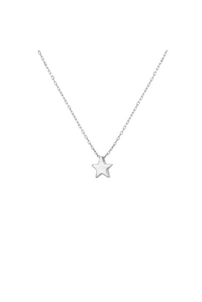 Nusret Takı 925 Ayar Gümüş Minik Yıldız Kolye