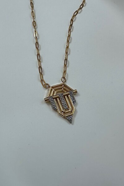 NKIE JEWELS Gold Serenay Necklace - Women's Leyla with Stone Detail