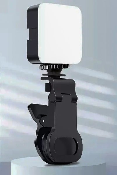 ThenTech Selfie Işığı Şarjlı Fotoğraf Makine Telefon Tripod Laptop Uyumlu Kol...