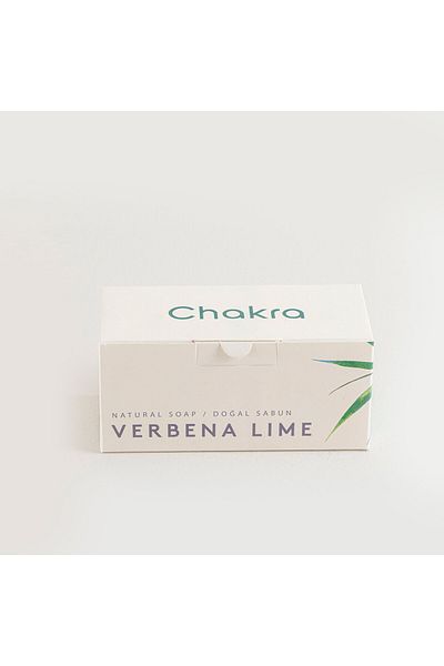 Chakra صابون طبيعي 10 × 22.5 جرام من نبات اللويزة الليمونية
