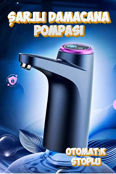 xolo Otomatik Stoplu Şarjlı Damacana Pompası Fonksiyonlu Damacana Pompası
