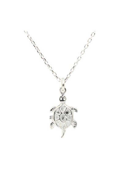 Nusret Takı 925 Ayar Gümüş Kaplumbağa Charm Kolye