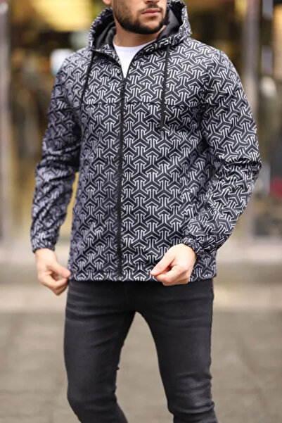 Kokosh moda Unisex Αδιάβροχο με κουκούλα - Μαύρο