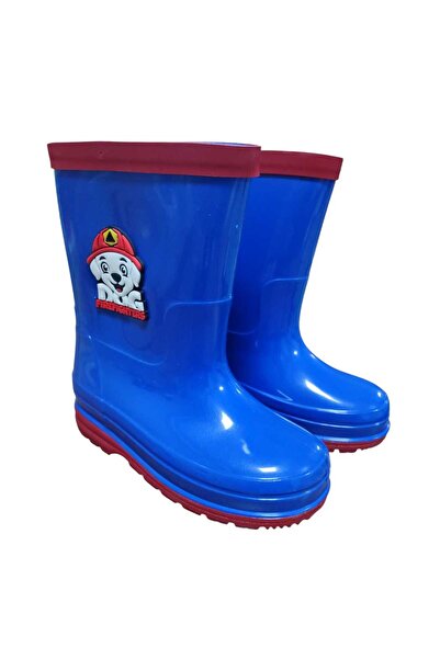 GEZER Kışlık Erkek Çocuk Yağmur Çizmesi Çoraplı