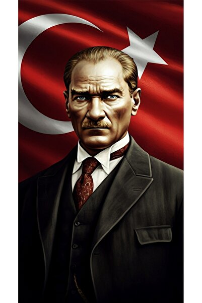 Atalya Reklam ve Tasarım METAL POSTER TABLO ATATÜRK 2  (PREMİUM UV )