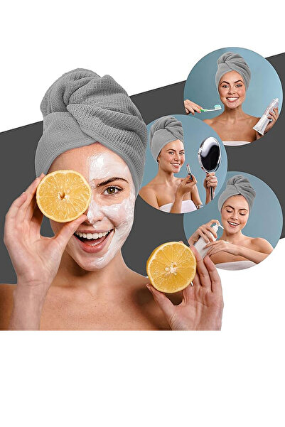 Salvia Dione 100% бавовняна серветка для сушіння волосся - рушник для волосся та макіяжу