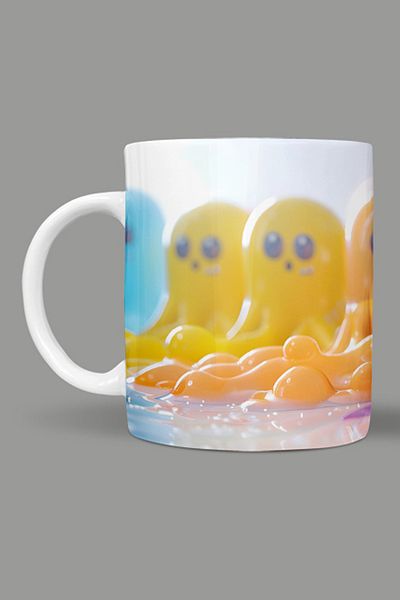 Fizello Cute Ghots - Cute Ghots Themed Mug