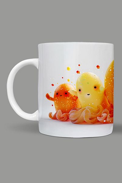 Fizello Cute Ghots - Cute Ghots Themed Mug