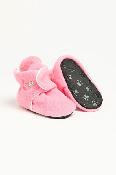 BabyZilla Kaydırmaz Taban, Terletmeyen Pamuk Astarlı, Ayarlanabilir Çıtçıtlı, Ev Patiği, Bebek Pandufu