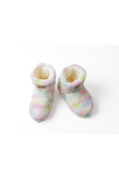 KAPVOE Polar Kids Unicorn Rainbow Slippers - Αντιολισθητική σόλα και βελούδινη εσωτερική λεπτομέρεια, αφράτη και χωρίς γούνα