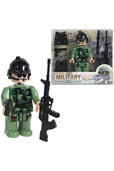abnturk Özel Kuvvetler Mini Asker Aksesuarlı  Yapı Oyuncak Figür Seti