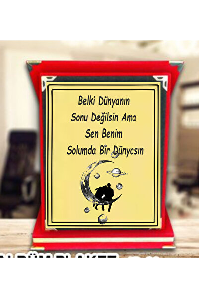 sıradışıhediyem Özel gün plaketi  evlilik yıdönümü plaketi aşk plaketi eşe he...